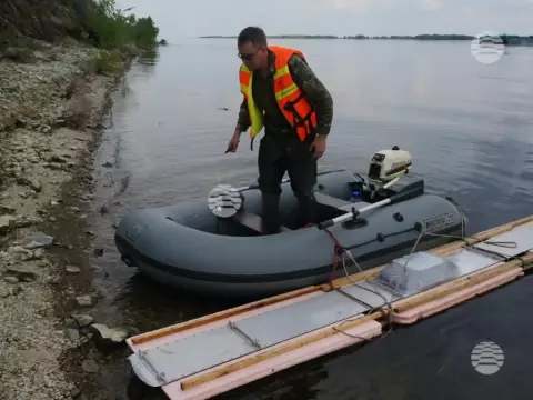 Геофизические исследования. Водный переход