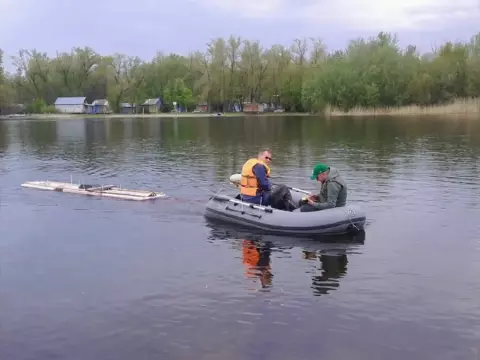 Геофизические исследования. Водный переход