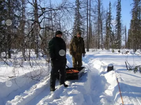 Новозаполярный, зима-весна