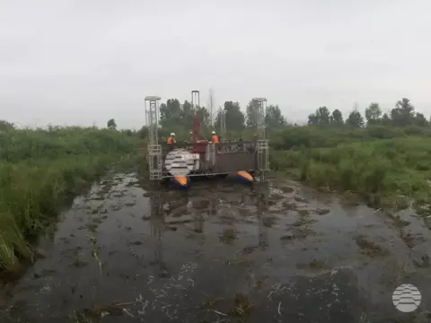 Переход через р. Белая