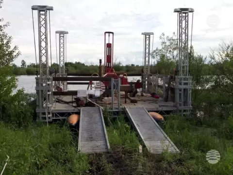 Переход через р. Белая